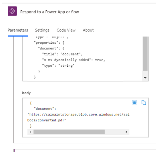 Browser preview displaying a PDF file generated from a Base64 URL.