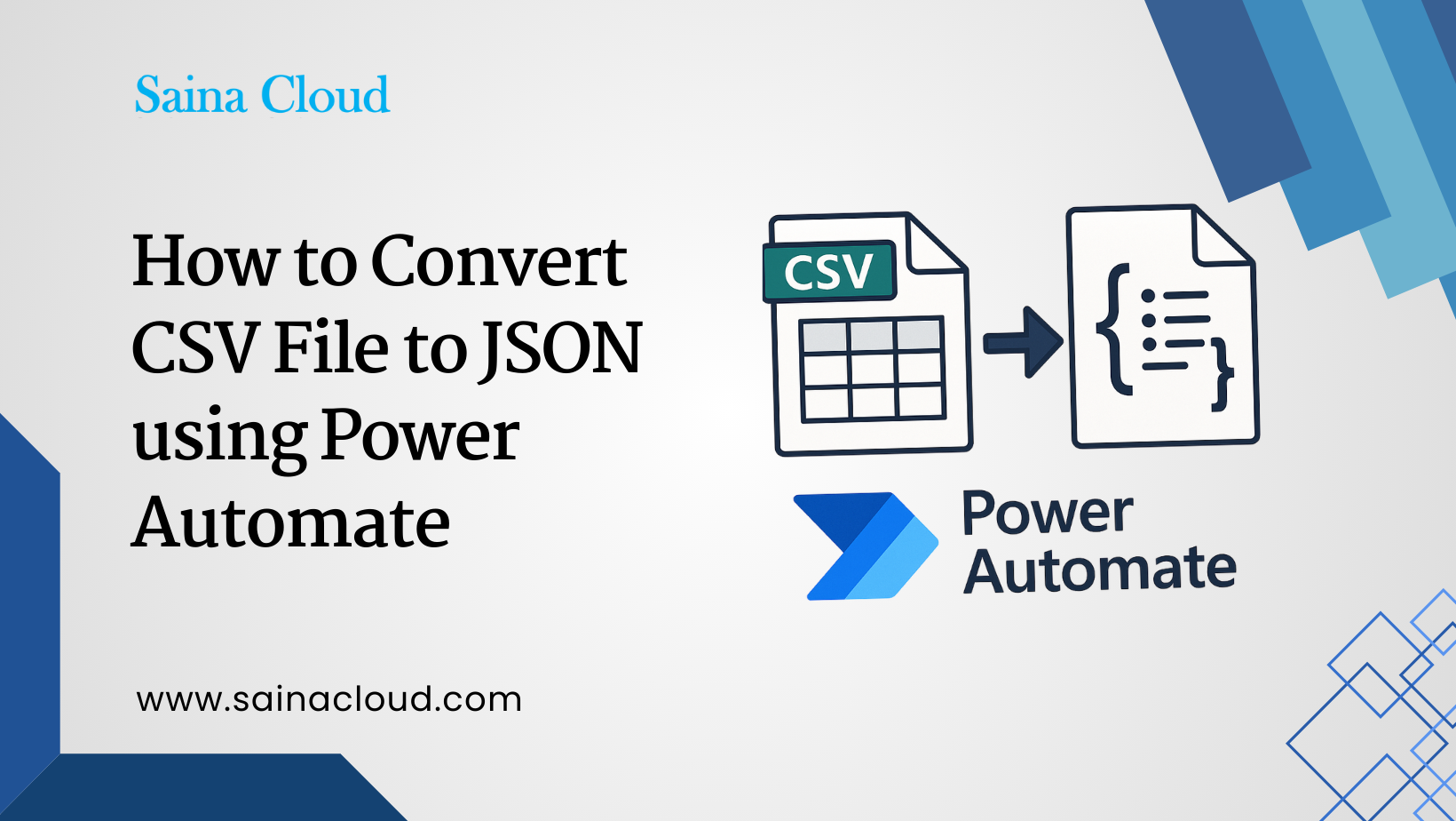 8 easy steps to convert csv file to json using power automate