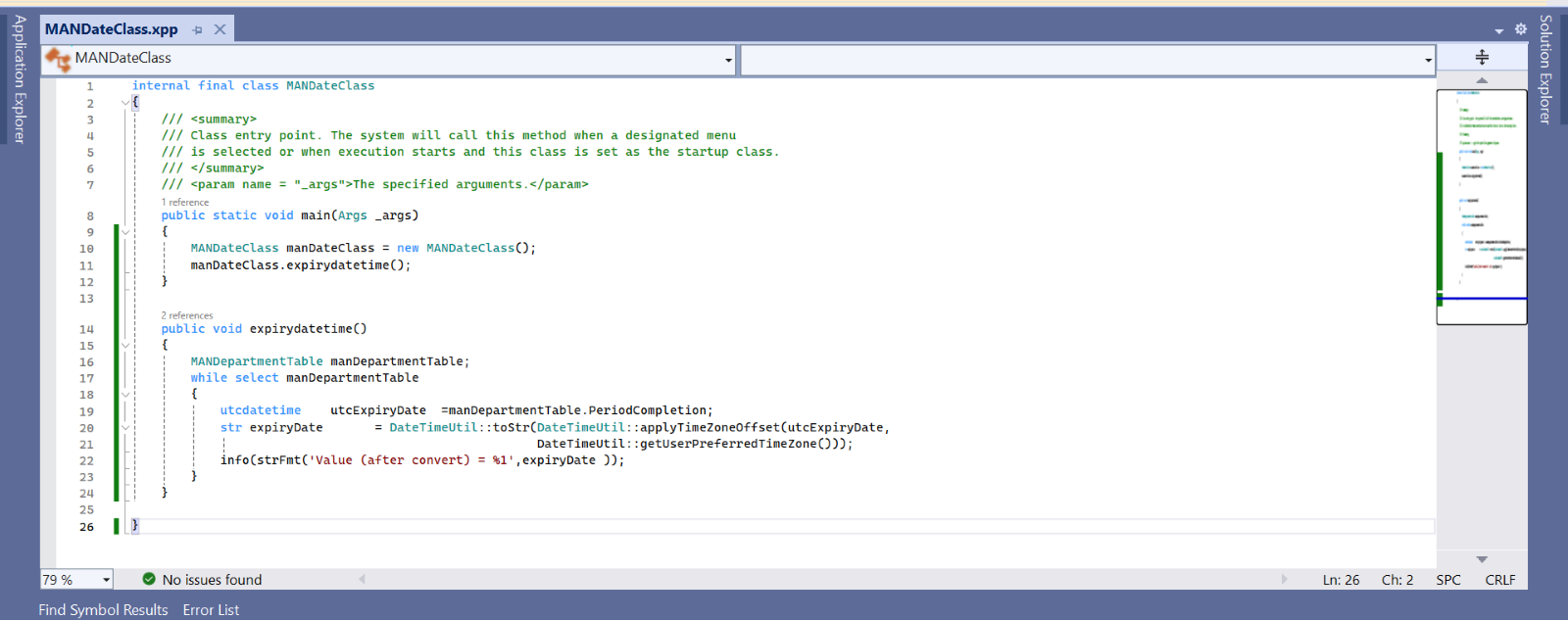 How to convert UTC Date Time to String using X++? - Saina Cloud ...
