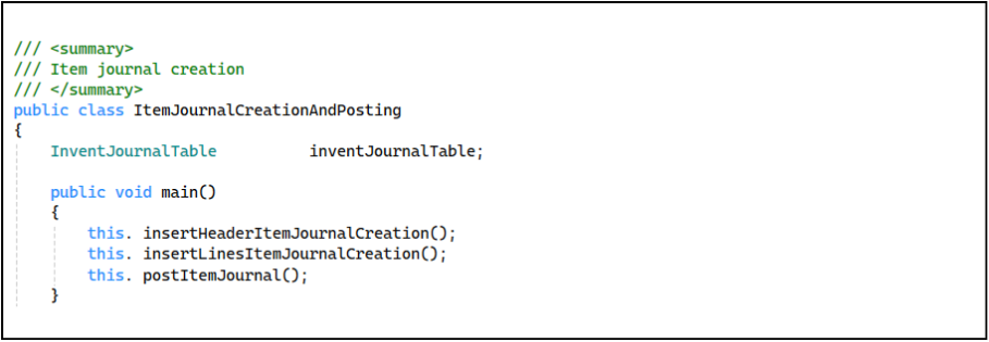 Automate Item Journal Creation in D365 F&O