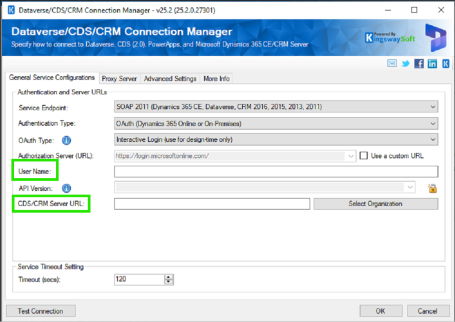Connect KingswaySoft to Multiple Dynamics Environments